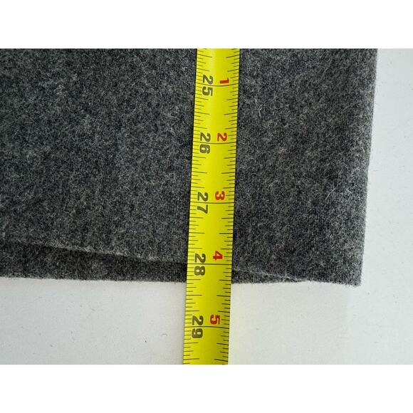 Vintage Diane Richard Skirt Womens 16 Gray Wool Blend Lined Knee - Picture 7 of 7